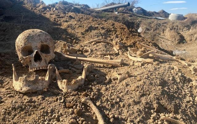 A human skull was discovered in Gubadli