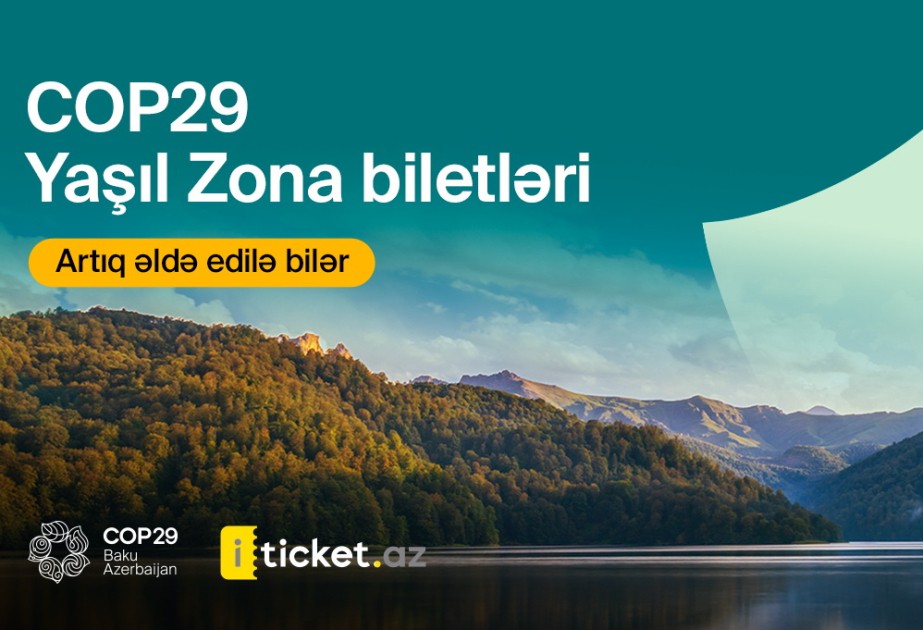 COP29 Green Zone tickets now on sale