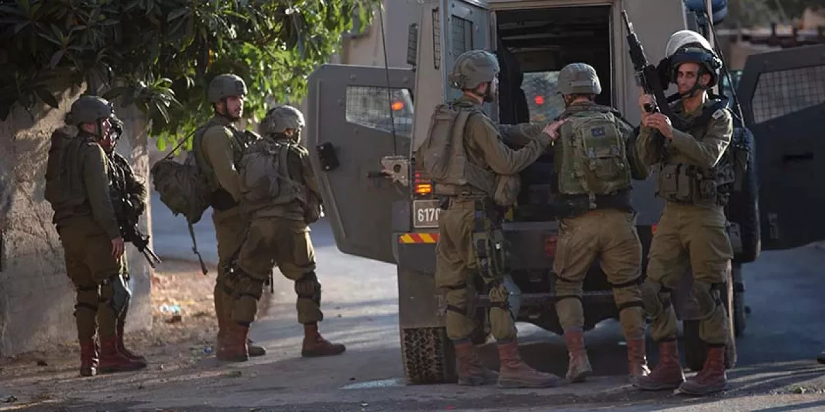 Israeli officer wounded after explosive attack on armoured vehicle in West Bank PHOTO