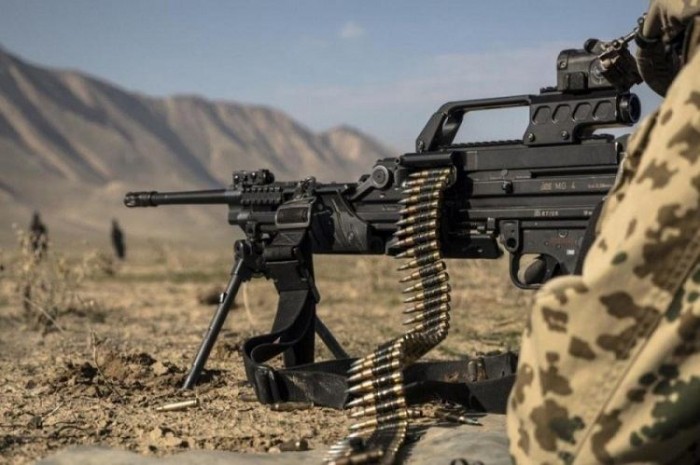 Azerbaijani Army positions subjected to fire