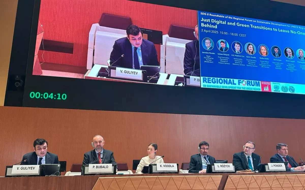 Azerbaijan highlights green economy preparations at UN forum in Geneva