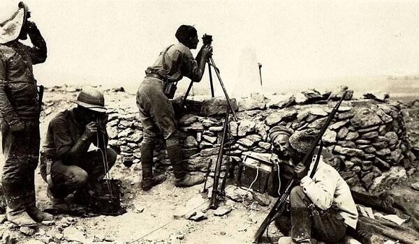 1918-ci il, Bakı: Qafqaz İslam Ordusuna qarşı barrikada – Foto