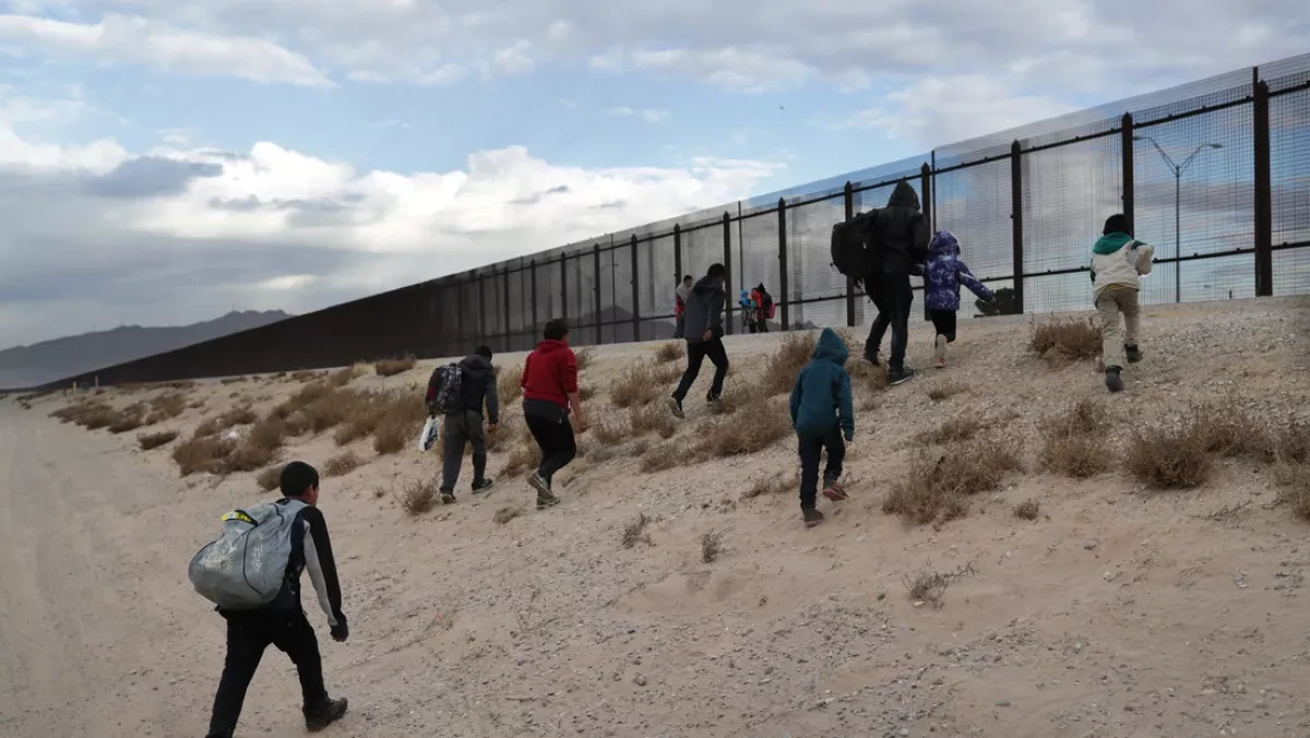 US-Mexico border sees historic decline in illegal crossings March numbers at 7,000
