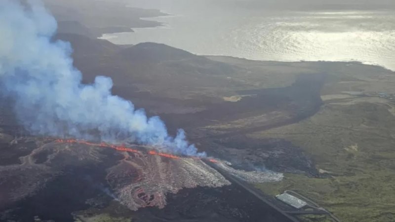 Iceland volcano erupts after Blue Lagoon evacuated