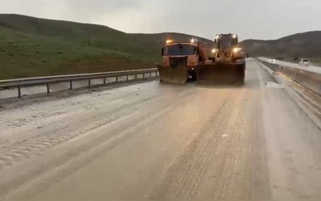 Bakı-Şamaxı-Yevlax yolunda hərəkət bərpa edildi -