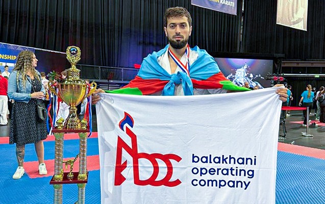 Balaxanı neftçisi evə ikiqat dünya çempionu kimi döndü -