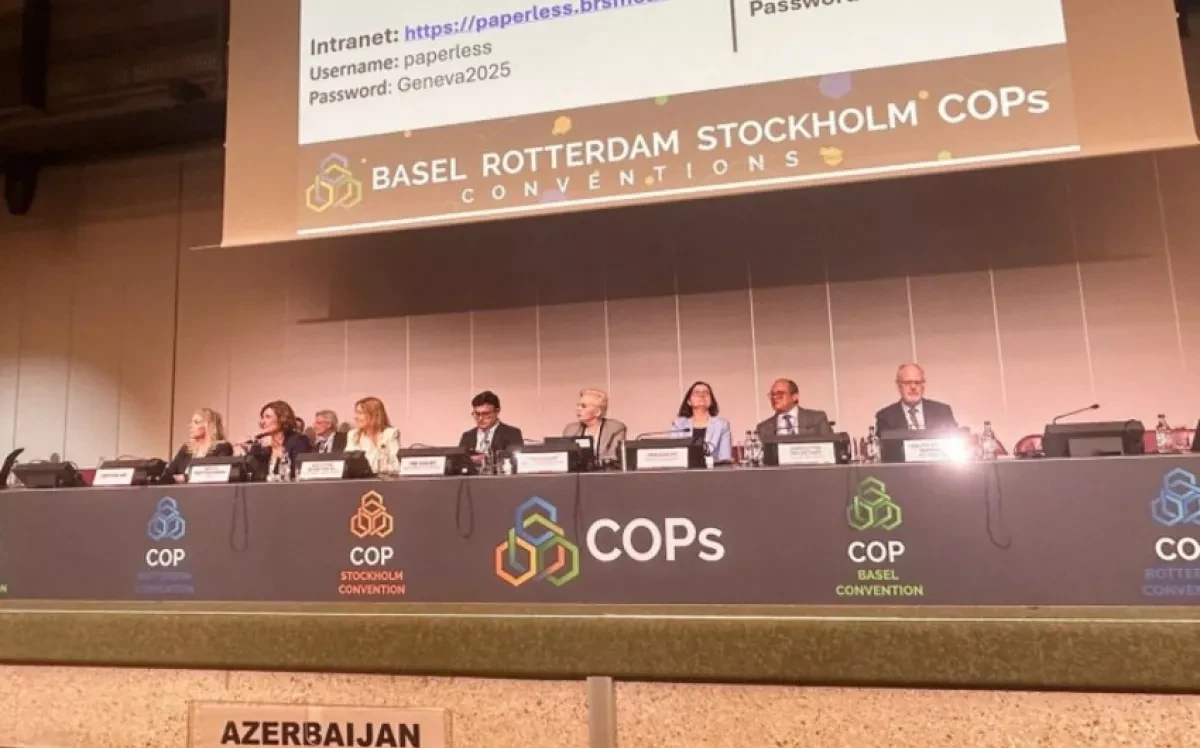 Azerbaijan participates in Stockholm, Basel Convention conferences in Geneva Photo