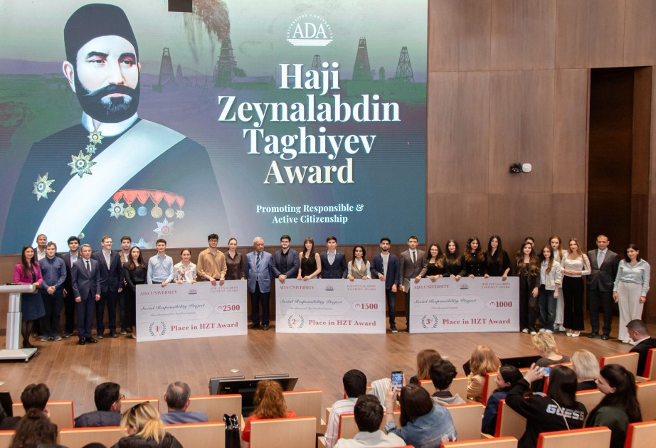 Haji Zeynalabdin Taghiyev Award presented at ADA University