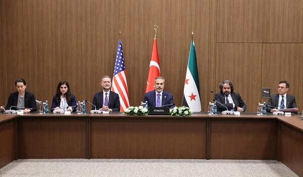 Turkiye US Syria hold trilateral talk