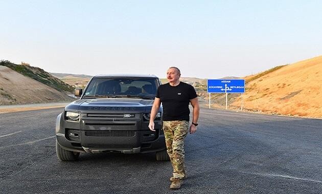 Ильхам Алиев отправился в Агдам