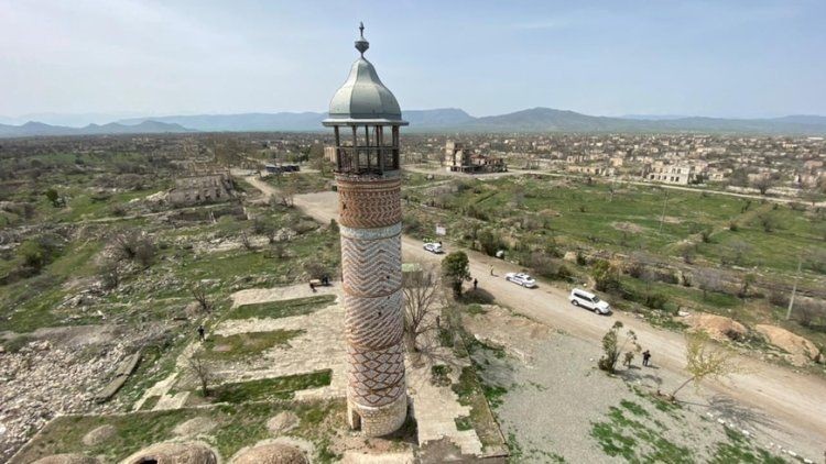 Belarusian PM arrives in Azerbaijan's Aghdam district