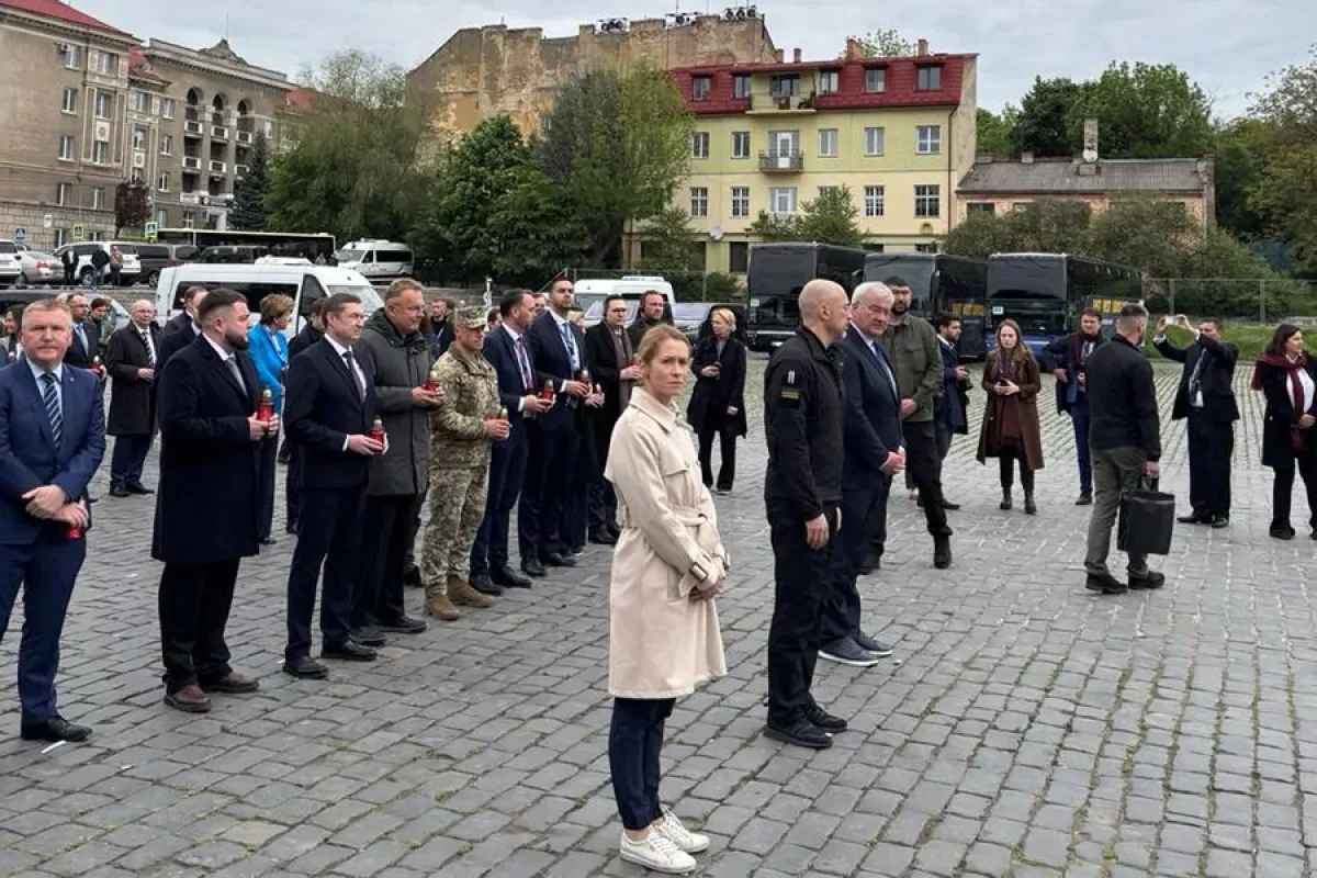 EU foreign ministers in Ukraine to mark Europe Day, pledge €1 billion in defence aid