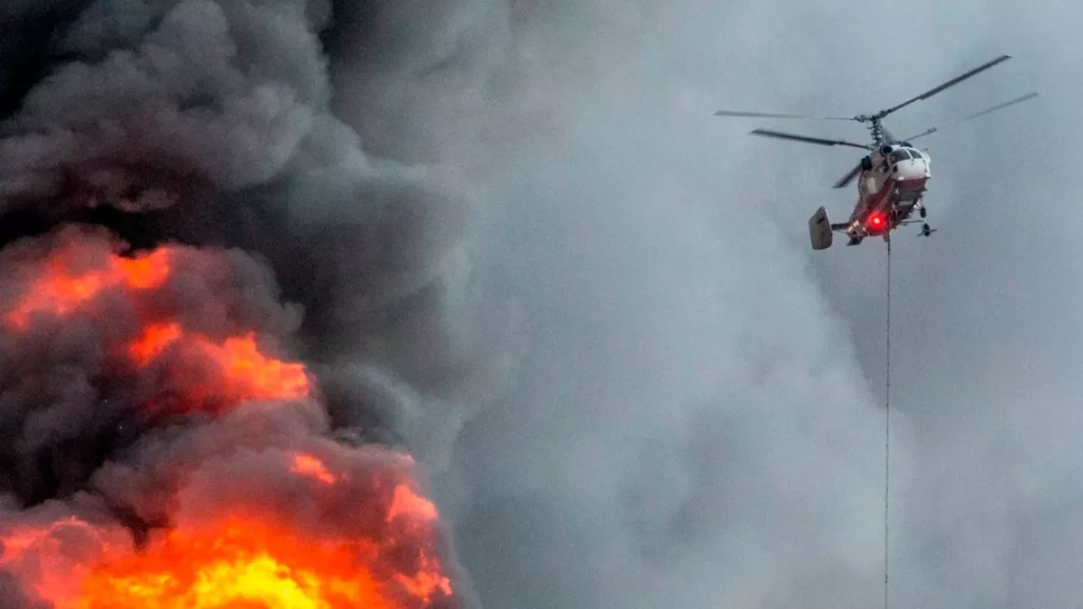 Intense firefighting operation underway in Karabakh’s mountainous districts VIDEO
