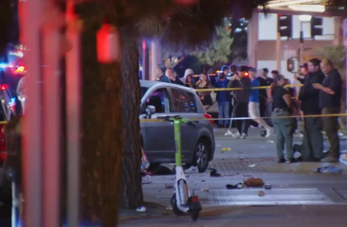 Car plows into crowd in East Hollywood, injuring over 20