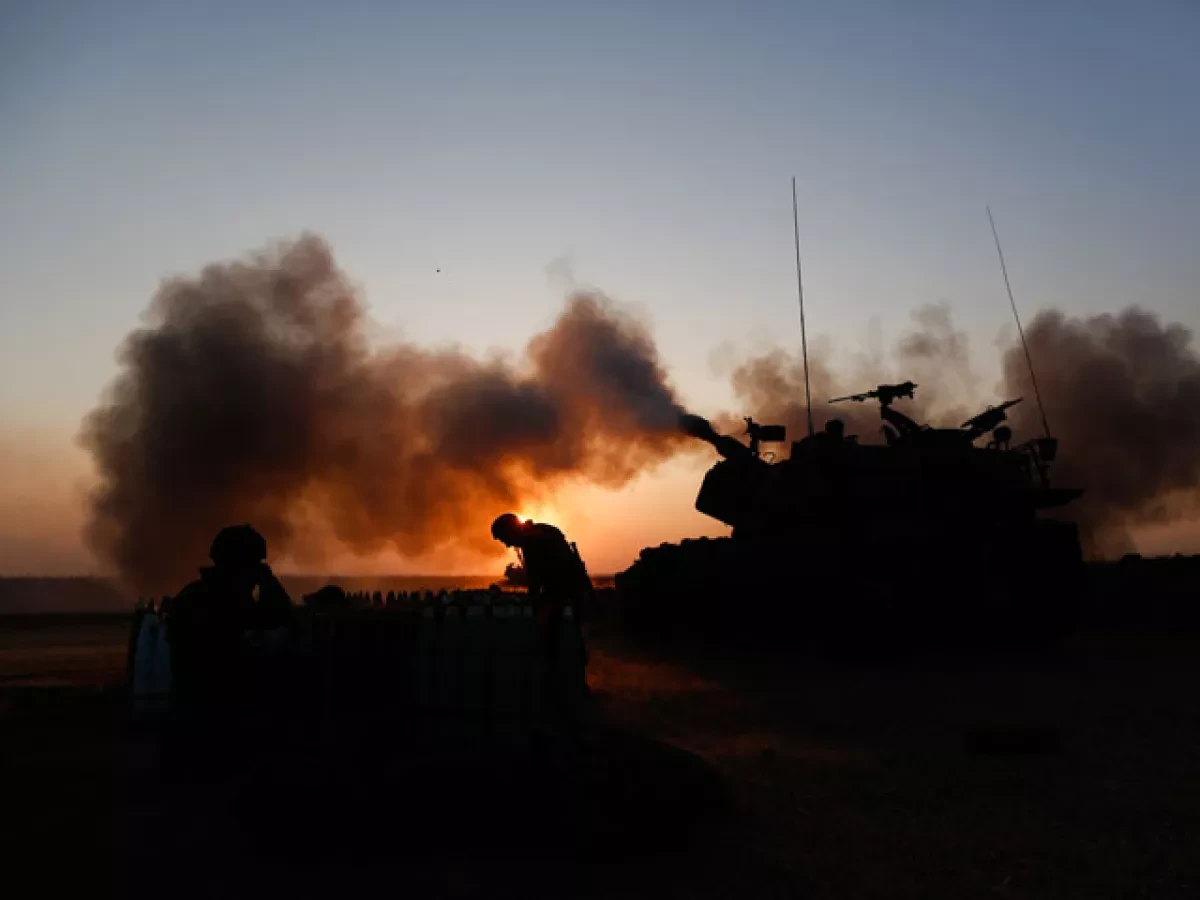 IDF soldiers injured after armoured vehicle strikes explosive in Gaza