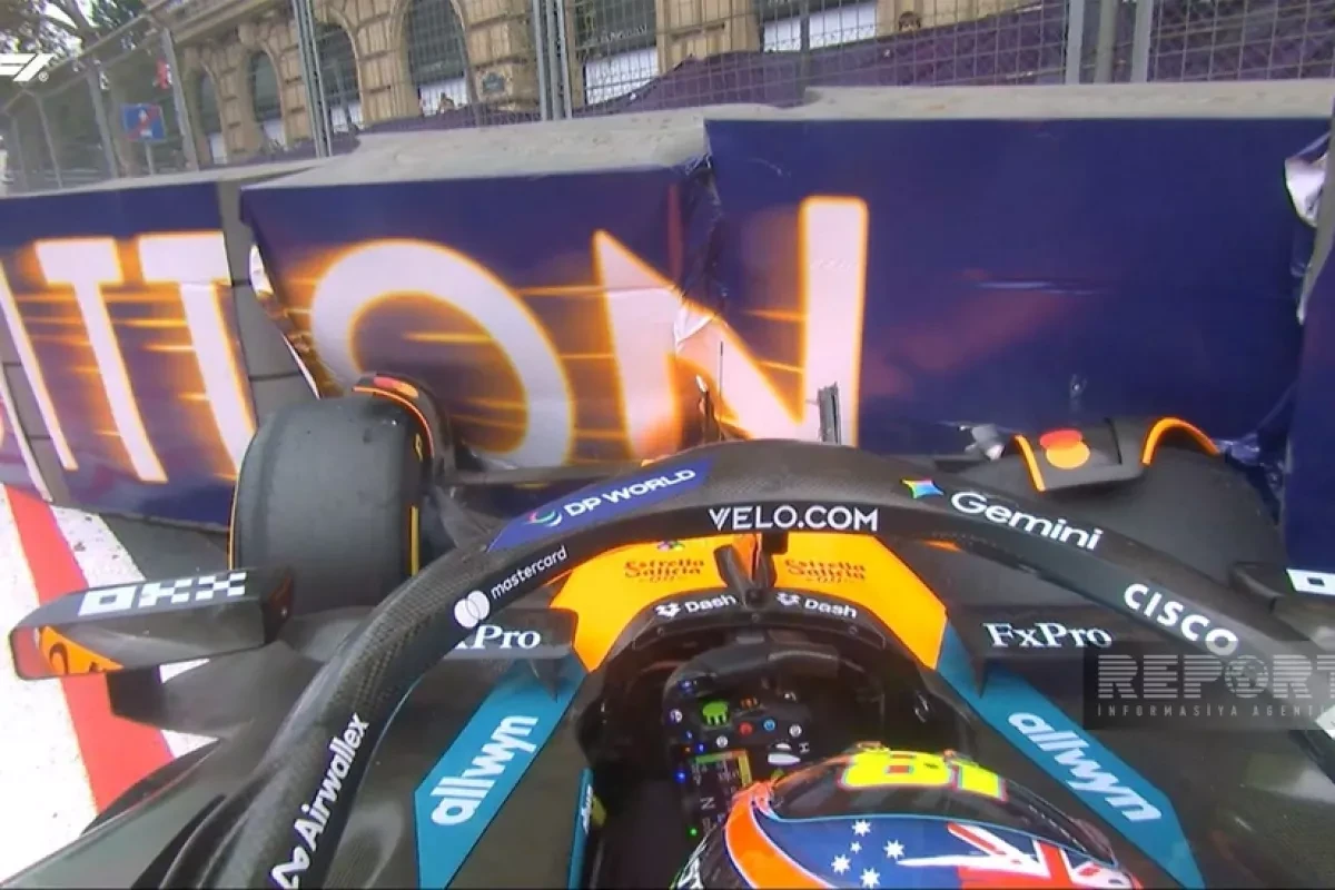 F1 championship leader Piastri crashes out on first lap of Azerbaijan Grand Prix
