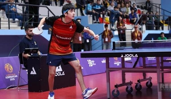 Azerbaijani table tennis players wins CIS Games silver