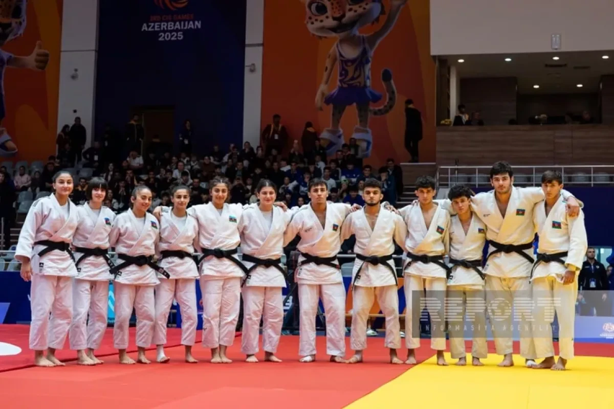 Azerbaijani judokas reach mixed team finals at 3rd CIS Games