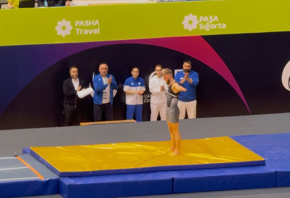 Azerbaijani gymnast wins silver at World Cup in Baku