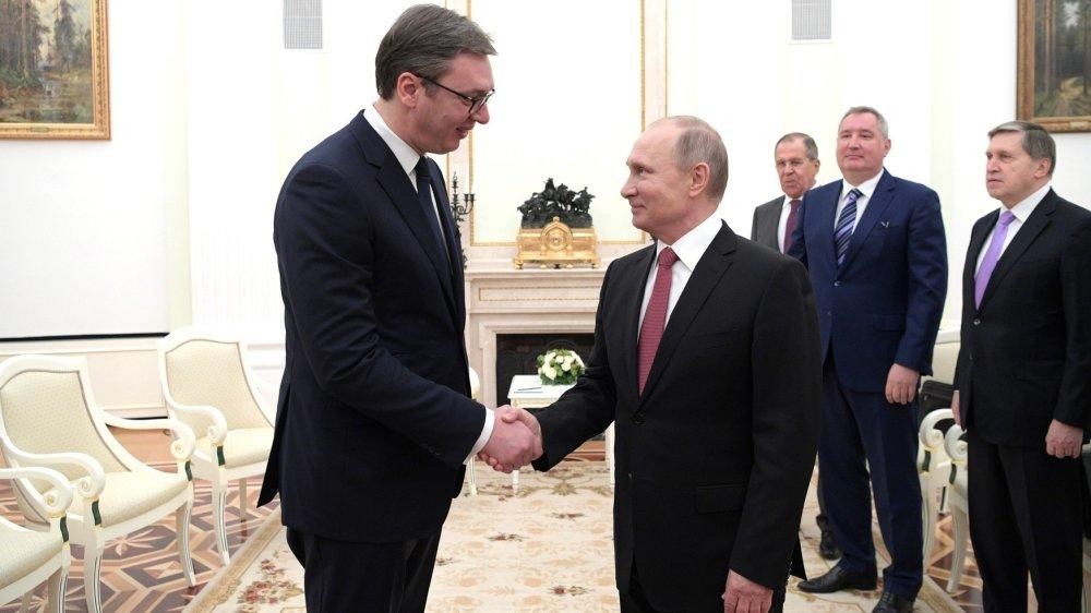 Putin and Vucic discuss Ukraine and Middle East
