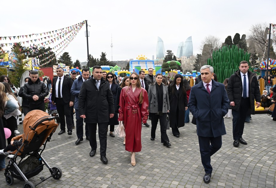 Alena Aliyeva visits Novruz fair