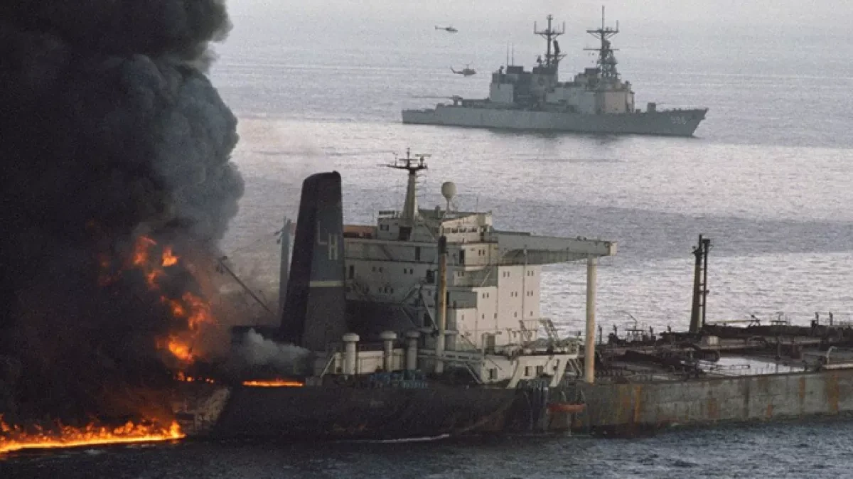Iran claims tanker attack in Persian Gulf as Iraq halts oil port operations