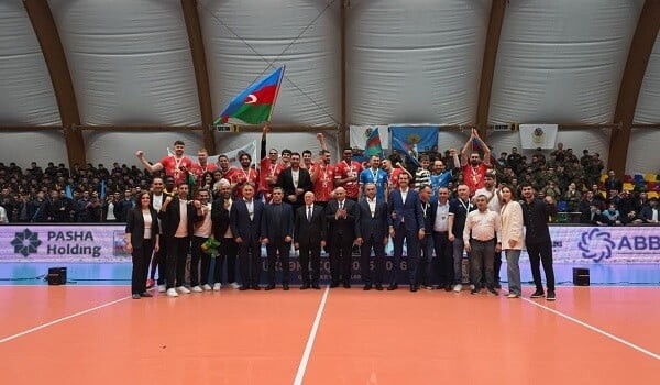 Rescuers win Azerbaijan Volleyball High League title