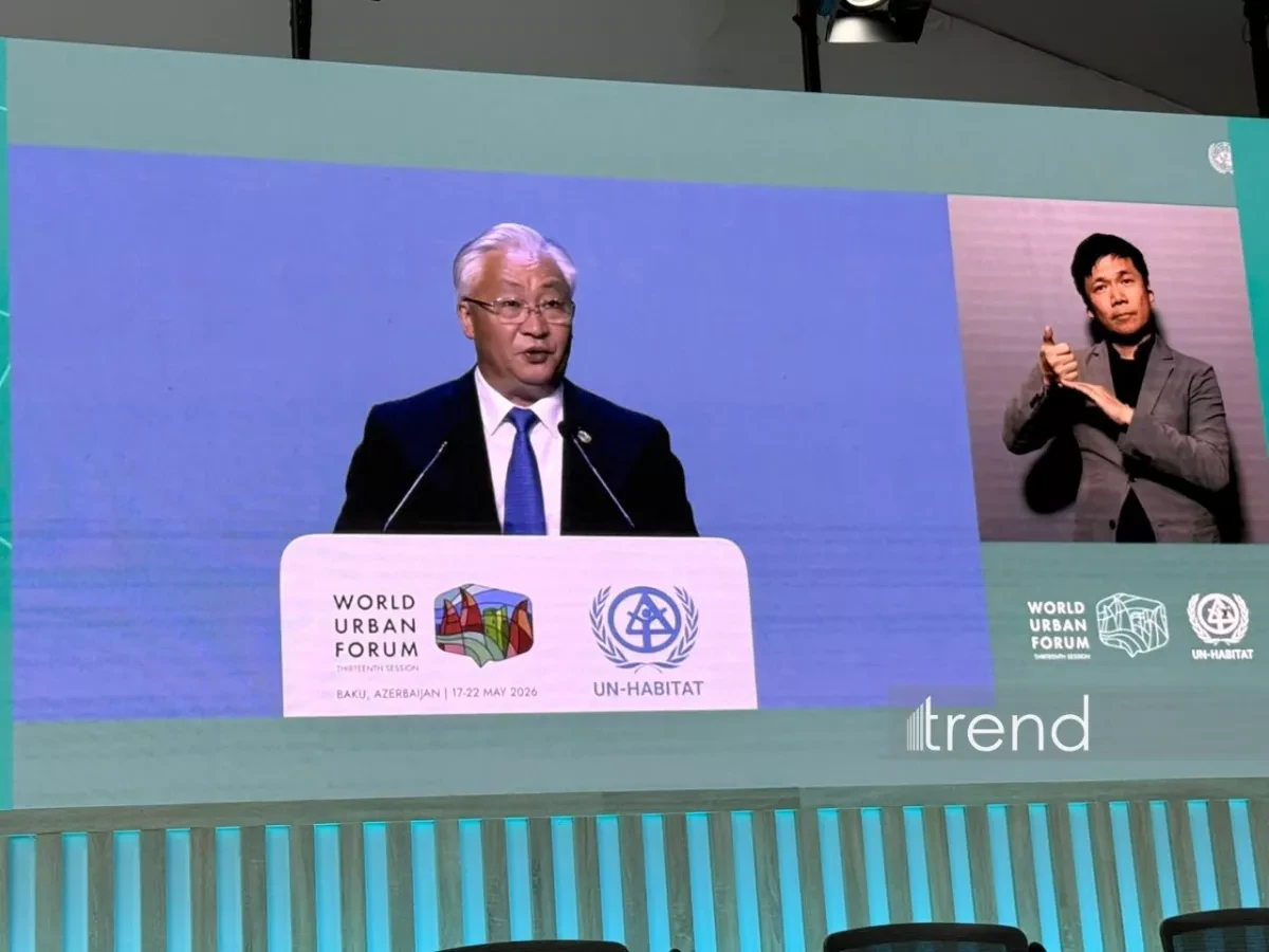 China considers development of innovative, green cities priority at WUF13 in Baku