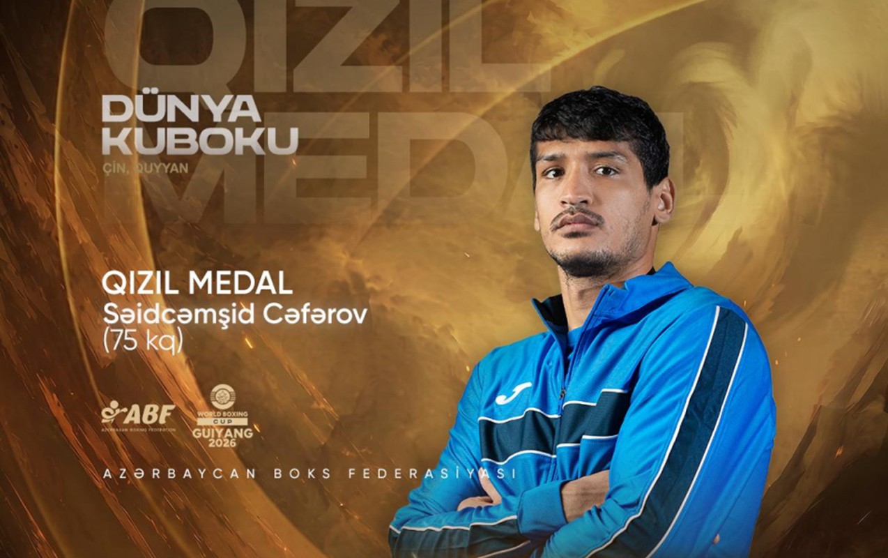 Boksçumuz Dünya Kubokunda qızıl medal qazandı -