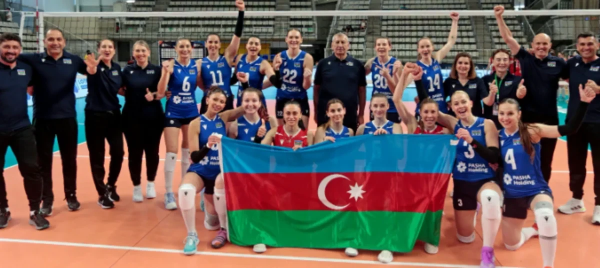 Qadın voleybolçulardan ibarət Azərbaycan millisi İsraili məğlub edib