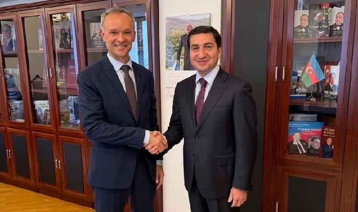 Hajiyev, Lithuanian ambassador discuss bilateral ties