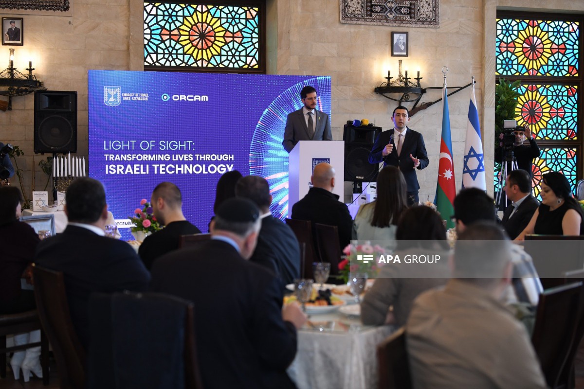 Israel's Embassy donates OrCam MyEye devices to 4 visually impaired Azerbaijani citizens -PHOTO