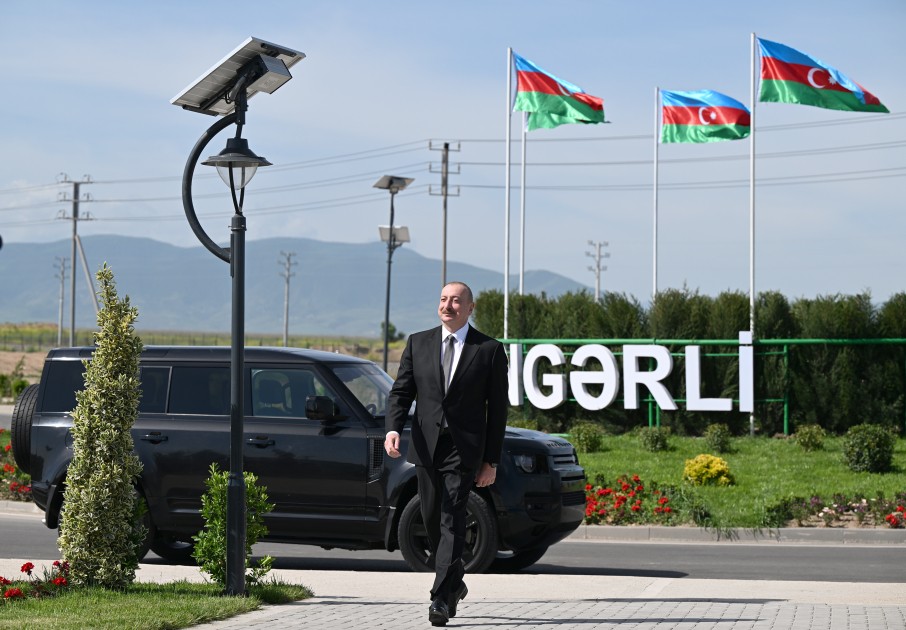 Kəngərli kəndinin birinci mərhələsinin açılışı oldu -