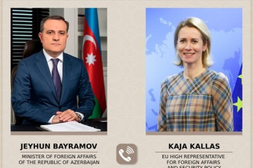 Состоялся телефонный разговор между Джейхуном Байрамовым и Каей Каллас