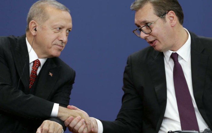 Ərdoğan Vuçiçlə danışdı