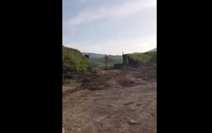 Aşağı Əskipara kəndinə gedən yol açıldı - Video