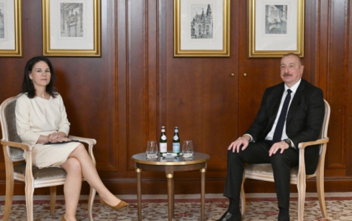 Переговоры Ильхама Алиева и главы МИД Германии