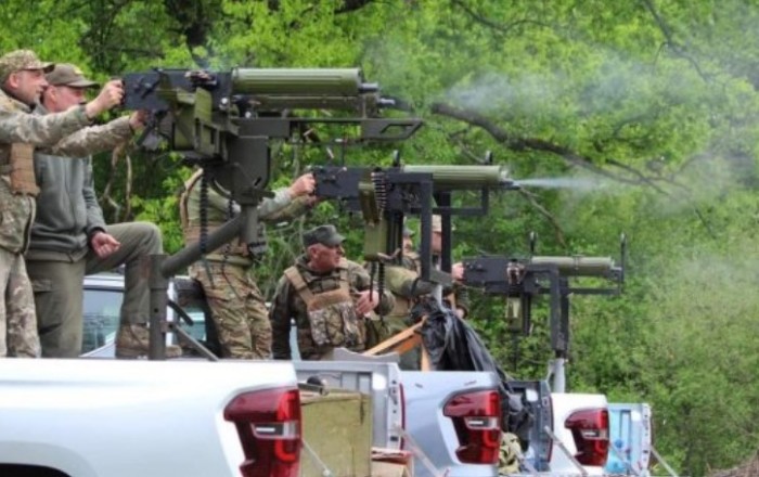 Силы ПВО Украины осваивают пулеметы Максима