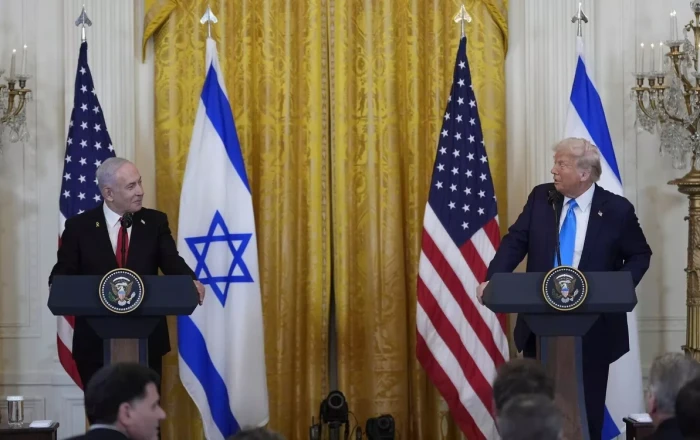 Israel's PM outlines three war goals for Gaza in joint press conference with Trump