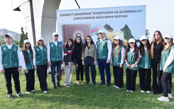 Tree-planting campaign held in Sumgayit