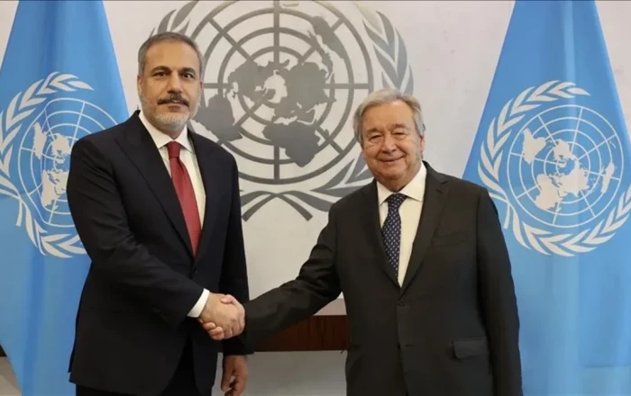 Hakan Fidan BMT Baş katibi ilə regional məsələləri müzakirə edib