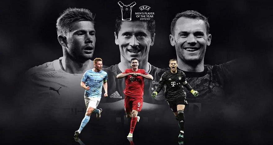 Названы претенденты на звание лучшего футболиста сезона 2019/20 по версии УЕФА