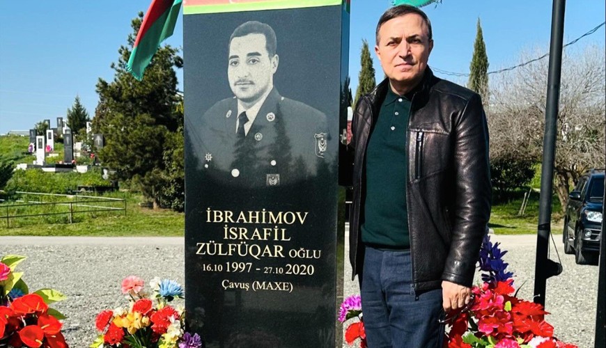 Mənsum İbrahimovdan şəhid qardaşı oğlu ilə bağlı paylaşım - FOTO