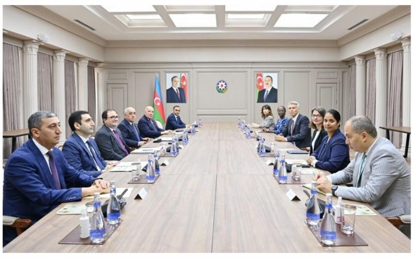 Али Асадов встретился с делегацией Всемирного банка<span class="qirmizi"></span>