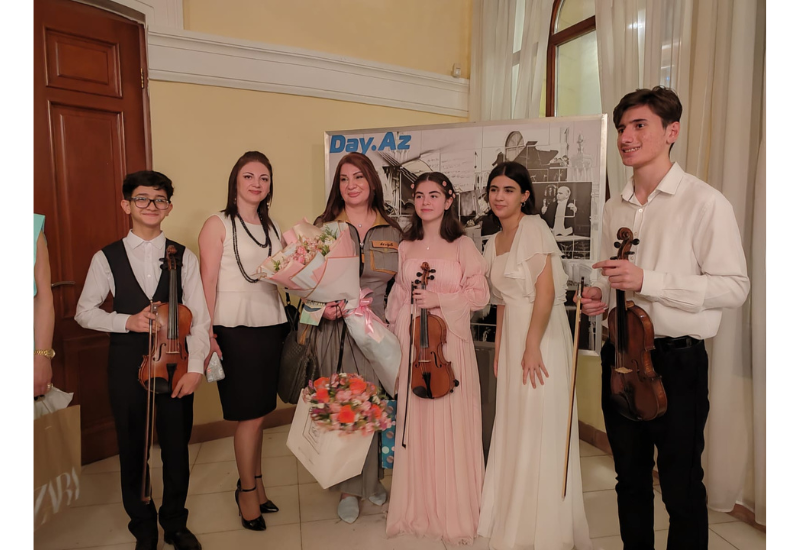 Состоялся концерт учащихся музыкальной школы N21 им. Л. и М.Ростроповичей - <span class="qirmizi">ФОТО</span>
