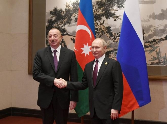 Ильхам Алиев поздравил Владимира Путина
