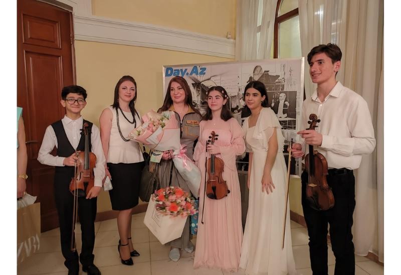 Состоялся концерт учащихся музыкальной школы N21 им. Л. и М.Ростроповичей - <span class="qirmizi">ФОТО</span>
