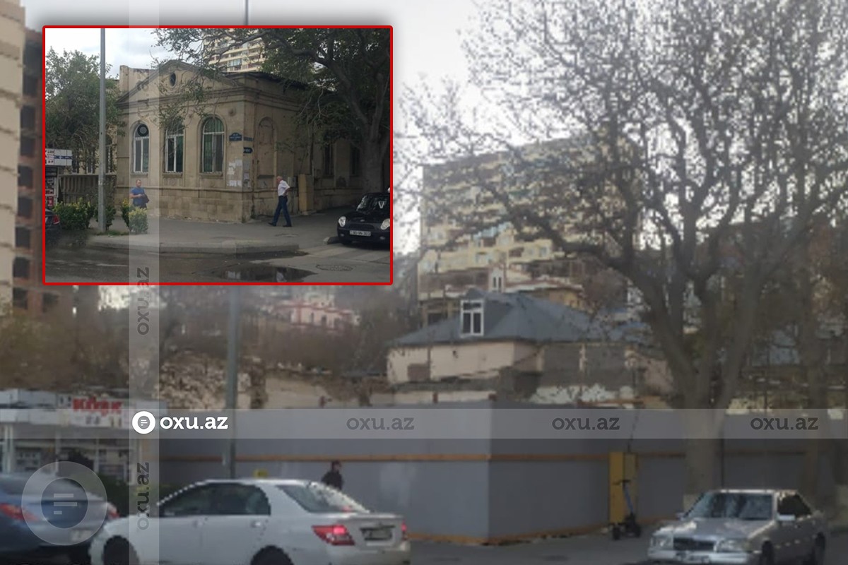 Bakıda tarixi abidə sökülüb? - FOTO