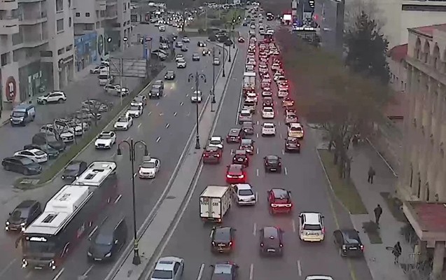Yollarda vəziyyət belədir - Fotolar