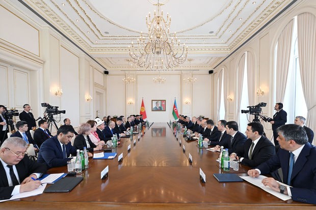 Началось 2-е заседание Межгосударственного совета Азербайджана и Кыргызстана -